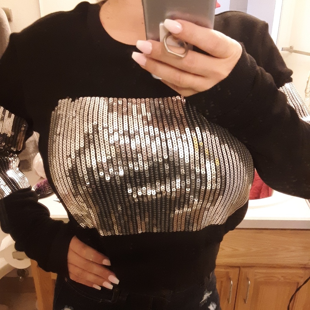 Soft crop sweater